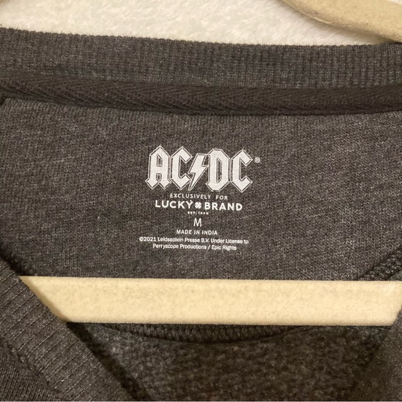 NWT Lucky Brand ACDC Crewneck Sweatshirt! - Picture 4 of 6